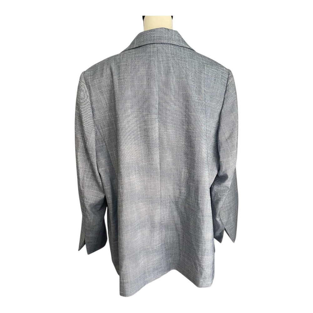 Calvin Klein Blazer Women's Plus Size 20W Gray Open Front - Picture 4 of 4